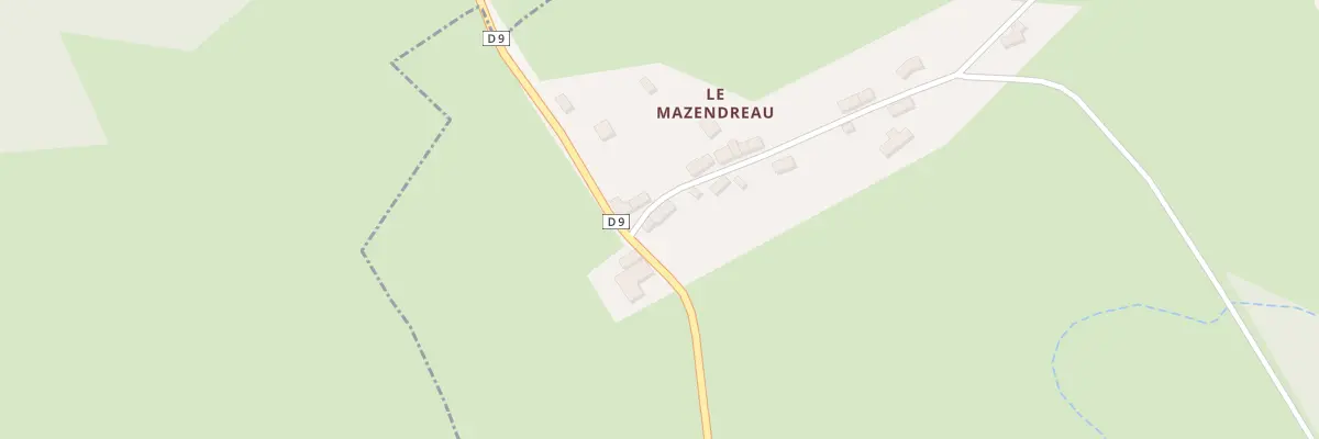 Plan du 5058 Le Mazendreau à Saint-Oradoux-près-Crocq