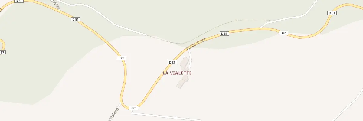Plan du 2709 Rte d’Albi à Mont-Roc