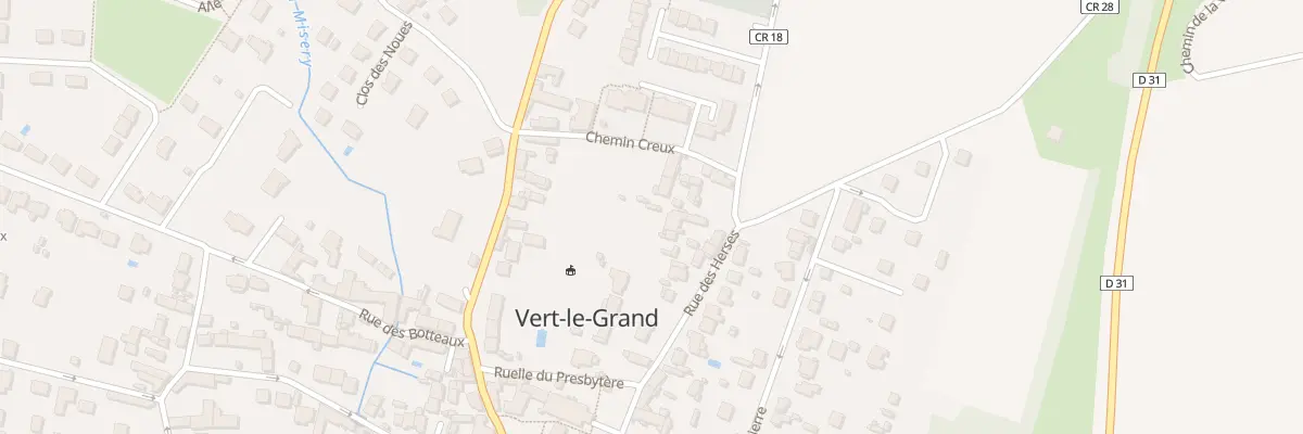 Plan du 25 Rue des Herses à Vert-le-Grand