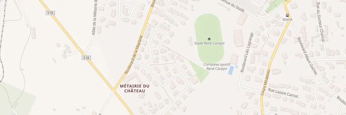 Plan du 40 Rue Gustave Courbet à Aussillon