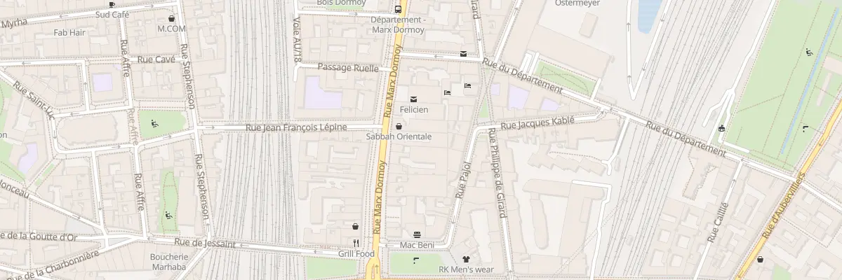 Plan du 20 Rue Marx Dormoy à Paris 18e Arrondissement