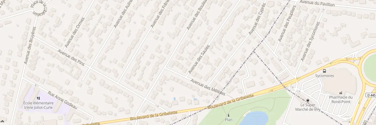 Plan du 22 Av des Saules à Morsang-sur-Orge