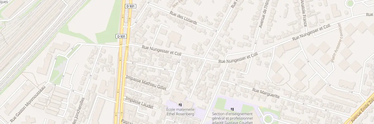 Plan du 26B Rue Nungesser et Coli à Saint-Denis