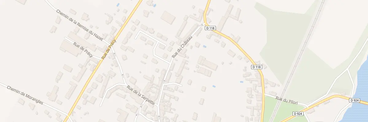 Plan du 32 Rue du Château à Boran-sur-Oise