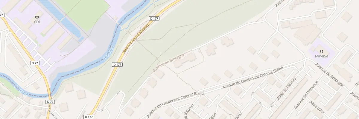 Plan du 29 Av de Bretagne à Viry-Châtillon