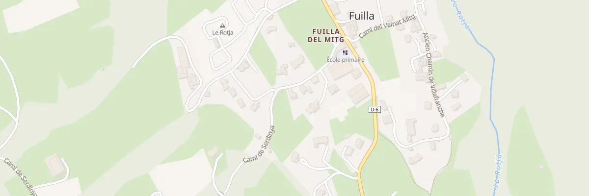 Plan du 11 Che de Serdinya à Fuilla