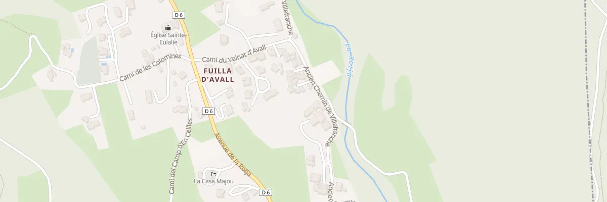 Plan du 30A Fuilla à Fuilla
