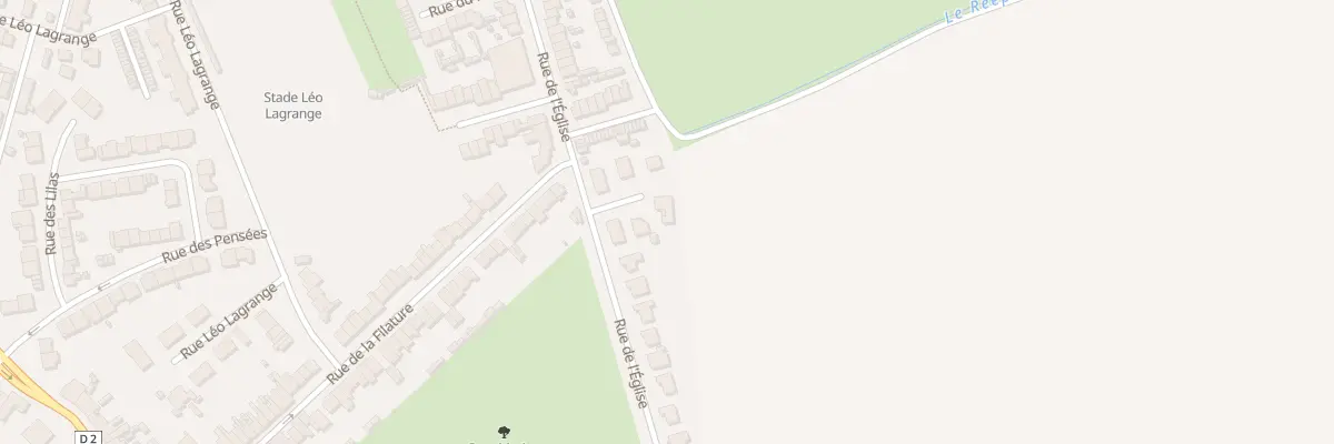 Plan du 102 Rue de l’Eglise à Cappelle-la-Grande