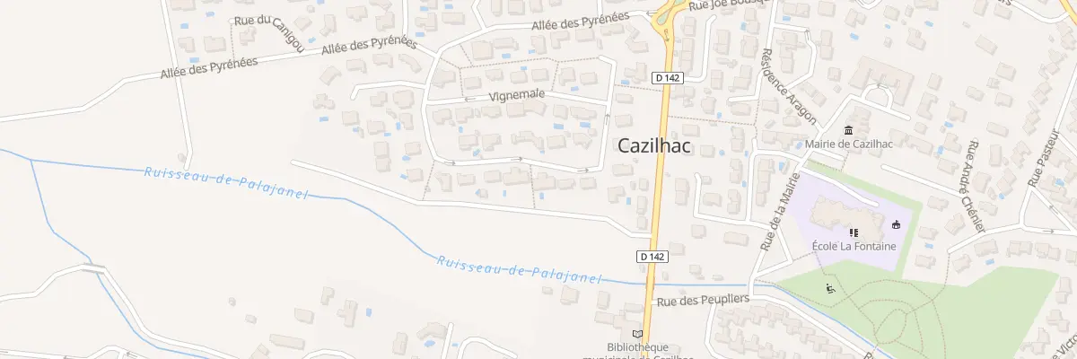 Plan du 16B Rue Vignemale à Cazilhac