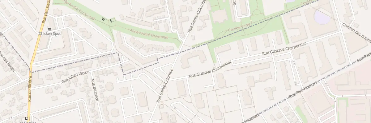 Plan du 30 Rue Sainte Colombe à L’Haÿ-les-Roses