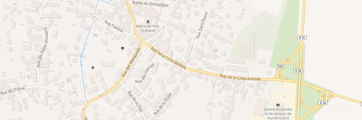 Plan du 1 Rue Saint Pierre à Vert-le-Grand