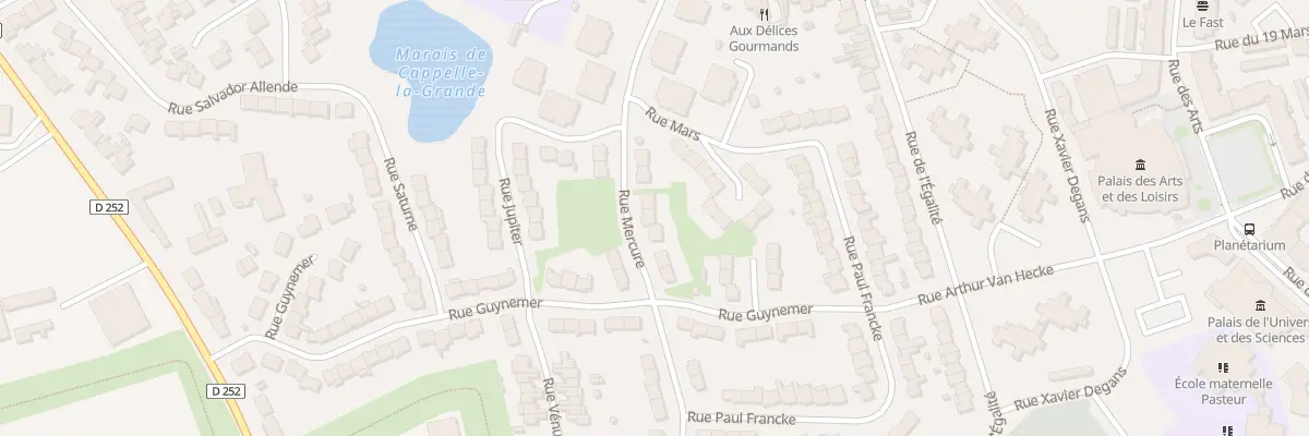 Plan du 7 Rue Mercure à Cappelle-la-Grande