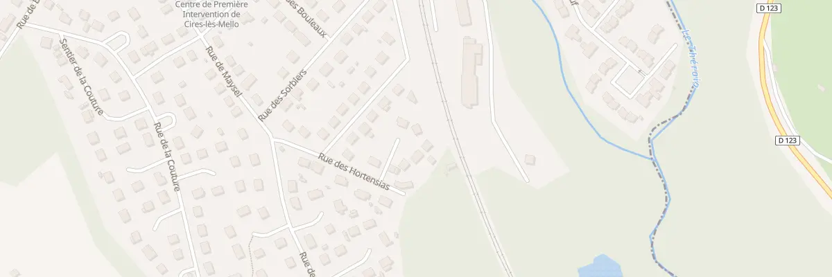 Plan du 11 Rue des Hortensias à Cires-lès-Mello