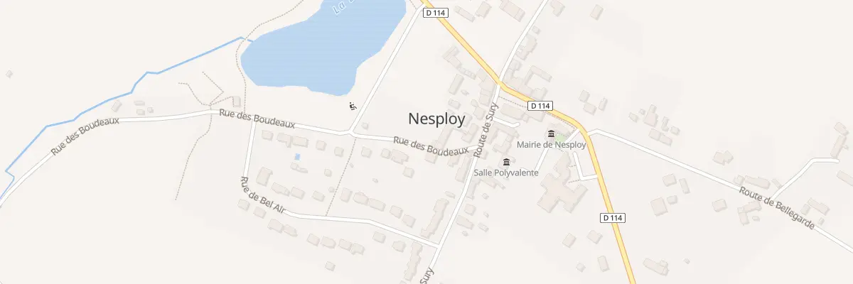 Plan du 4 Rue des Boudeaux à Nesploy