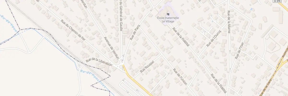 Plan du 39 Rue de l’Union à Ézanville