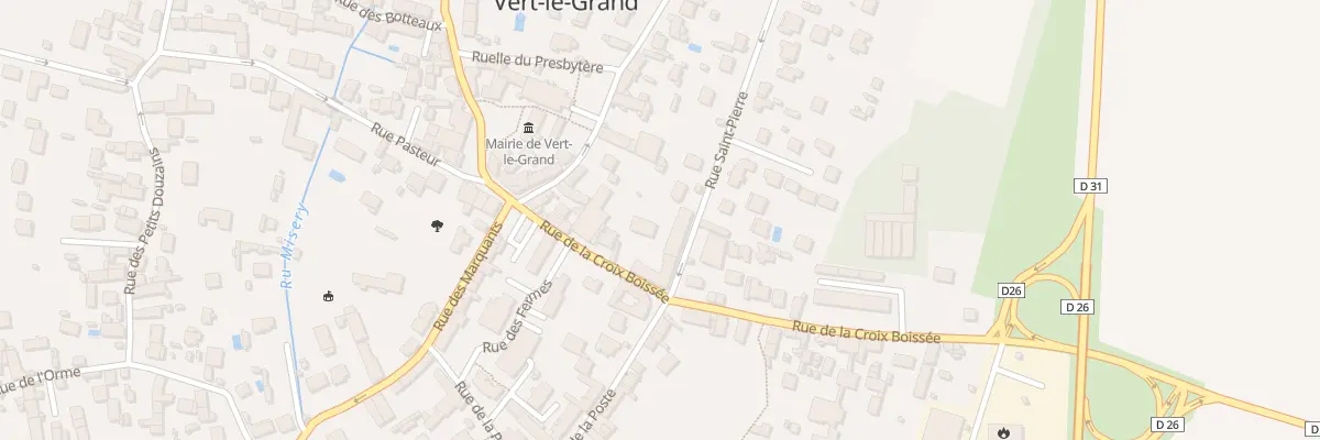 Plan du 1B Rue Saint Pierre à Vert-le-Grand