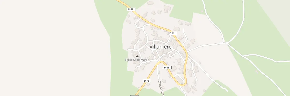 Plan du 50 Le Village à Villanière