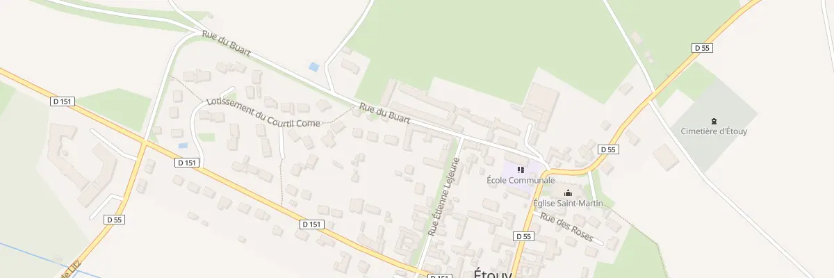 Plan du 171 Rue du Buart à Étouy