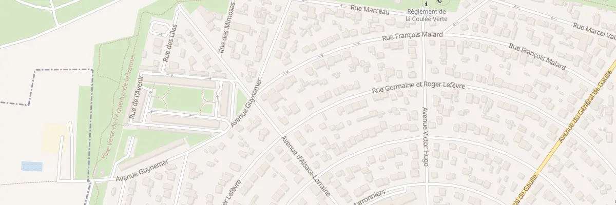 Plan du 51 Rue Germaine et Roger Lefèvre à Paray-Vieille-Poste