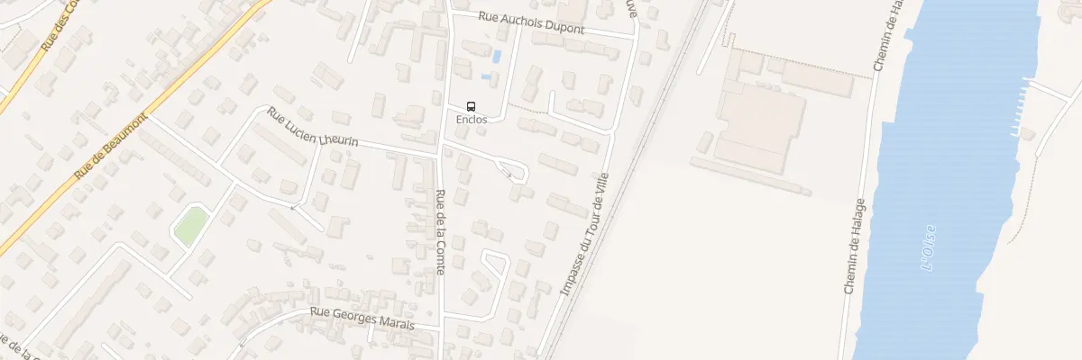 Plan du 7 Rue de la Comté à Boran-sur-Oise