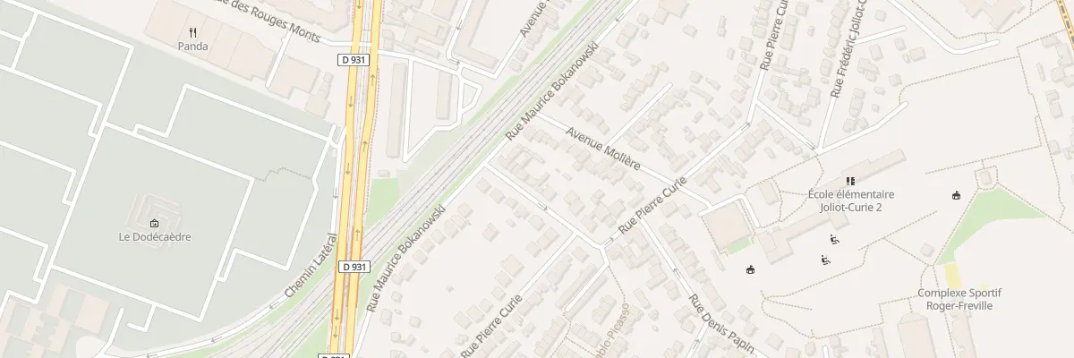 Plan du 9 Rue du Chemin de Fer Pierrefit à Saint-Denis