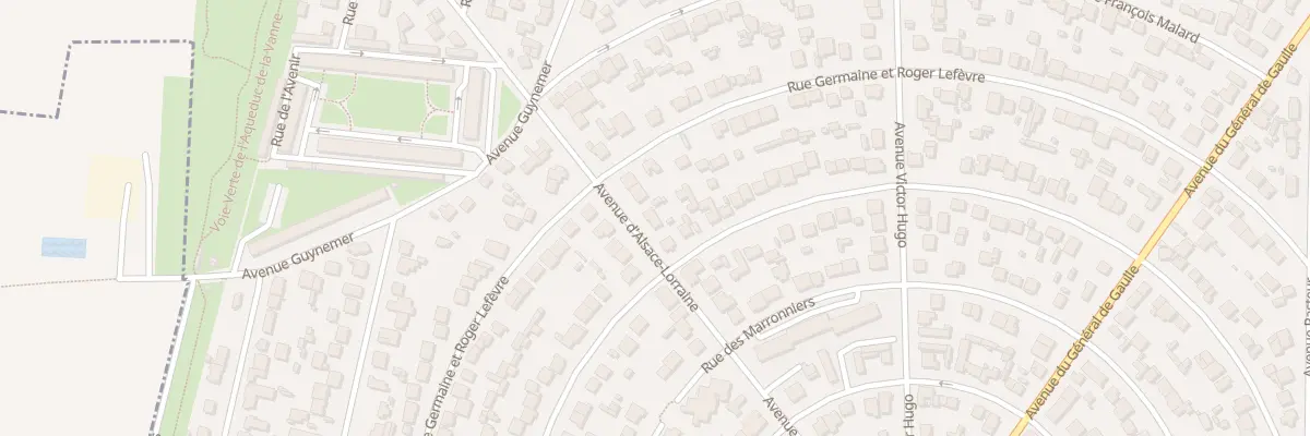 Plan du 114 Av d’Alsace Lorraine à Paray-Vieille-Poste