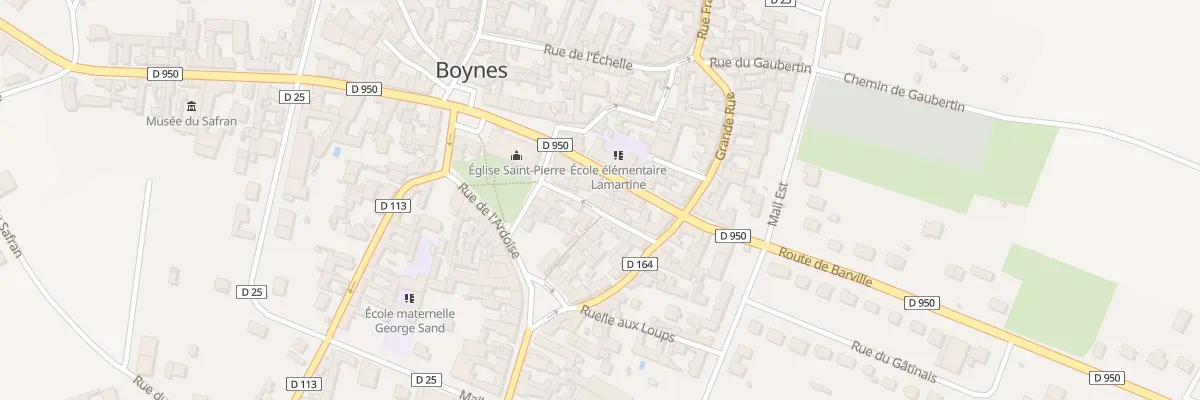 Plan du 5 Rue des Petits Bonnets à Boynes