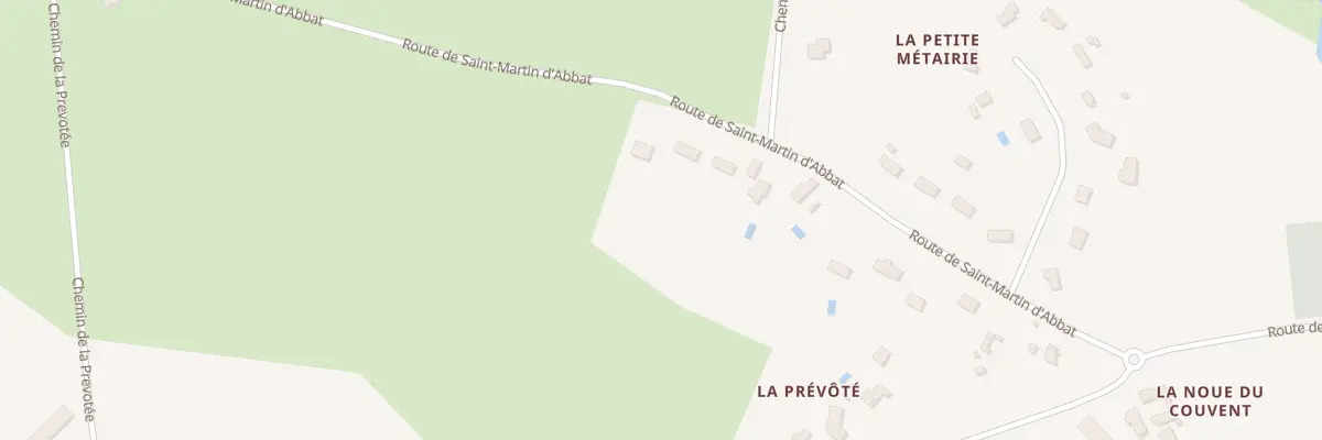Plan du 151 Rte de Saint Martin d’Abbat à Bouzy-la-Forêt