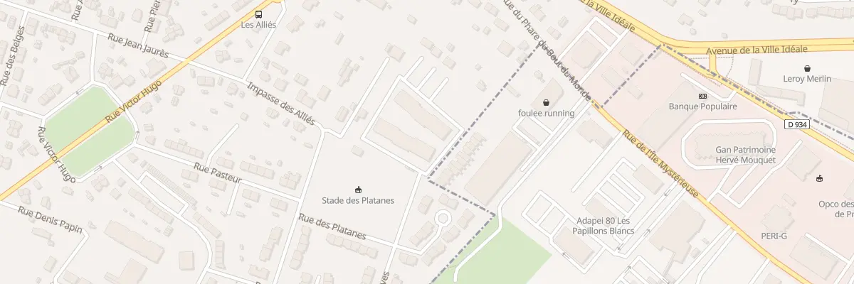 Plan du 9062F Rue des Platanes à Longueau