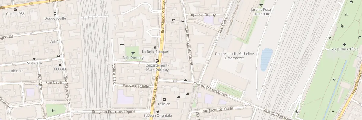 Plan du 73 Rue Philippe de Girard à Paris 18e Arrondissement