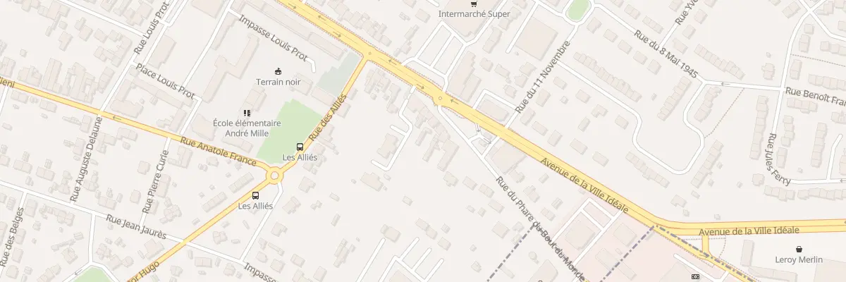 Plan du 168 Rue du Phare du Bout du Monde à Longueau
