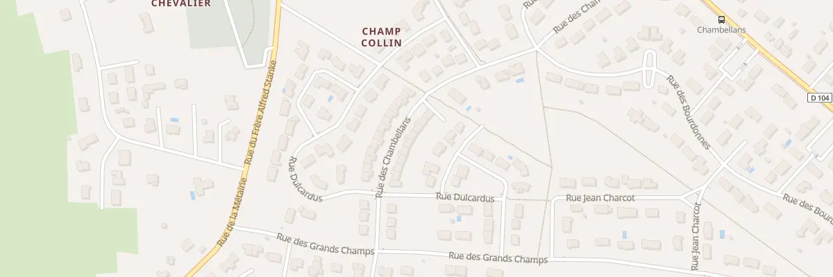 Plan du 31 Rue des Chambellans à Saint-Doulchard