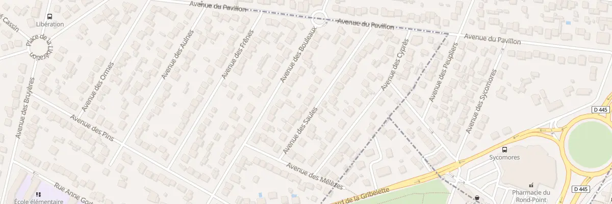 Plan du 14B Av des Saules à Morsang-sur-Orge