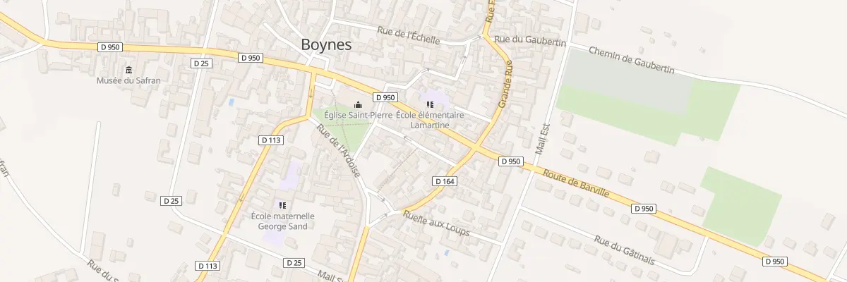 Plan du 7 Rue des Petits Bonnets à Boynes