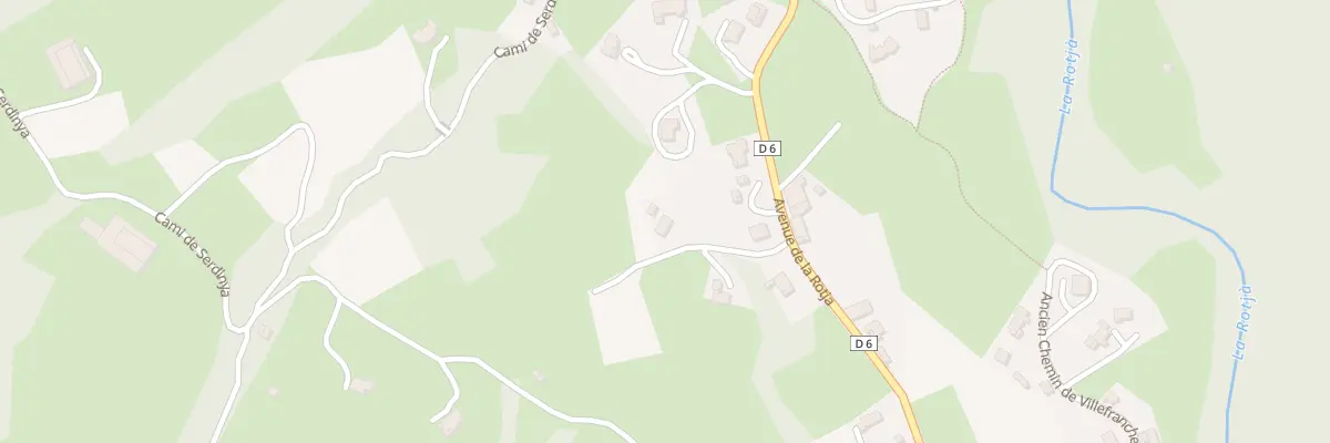 Plan du 19T Av de la Rotja à Fuilla