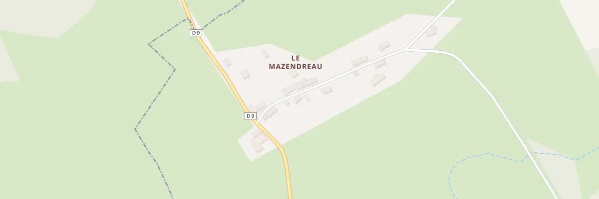 Plan du 5061 Le Mazendreau à Saint-Oradoux-près-Crocq