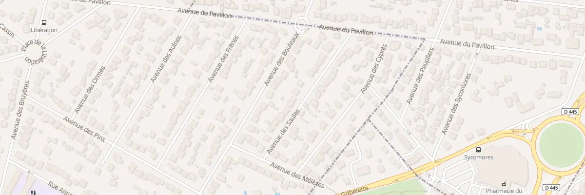 Plan du 14 Av des Saules à Morsang-sur-Orge