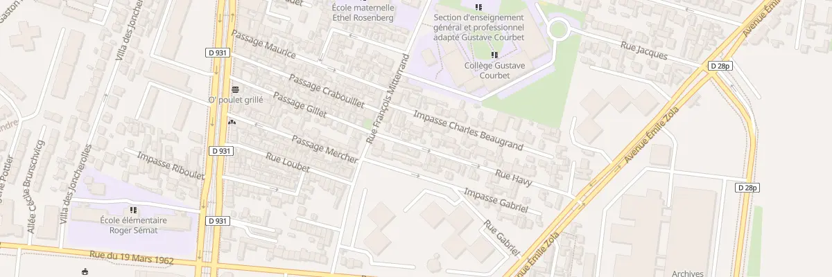 Plan du 5 Rue Havy à Saint-Denis