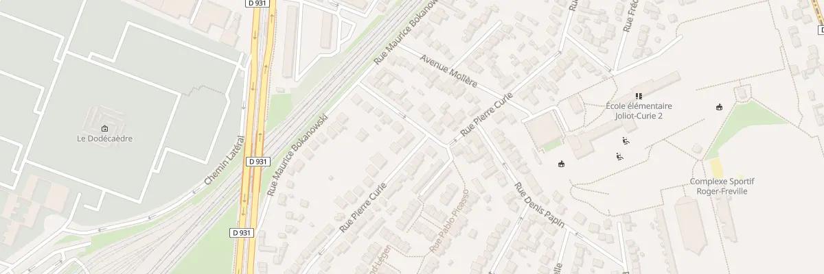 Plan du 51 Rue Pierre Curie Pierrefitte à Saint-Denis