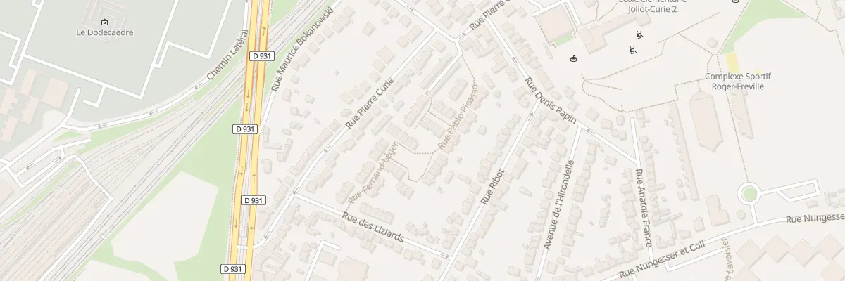 Plan du 6 Rue Vincent Van Gogh à Saint-Denis