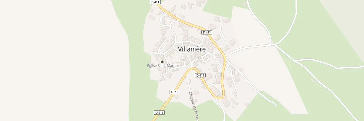 Plan du 2 Rue de l’Eglise à Villanière