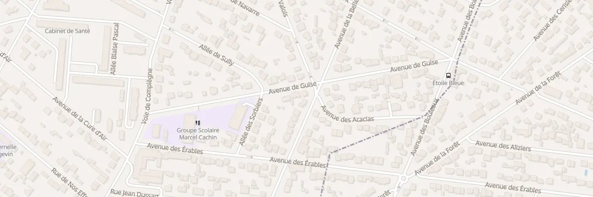 Plan du 6B Av de Guise à Morsang-sur-Orge
