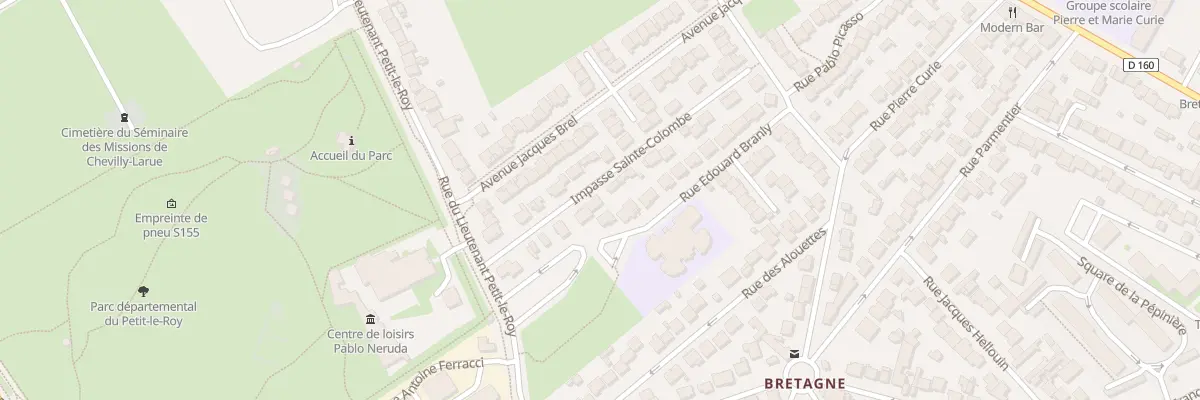 Plan du 18 Imp Sainte Colombe à Chevilly-Larue