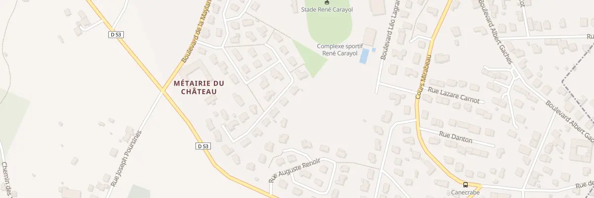 Plan du 30 Rue Gustave Courbet à Aussillon