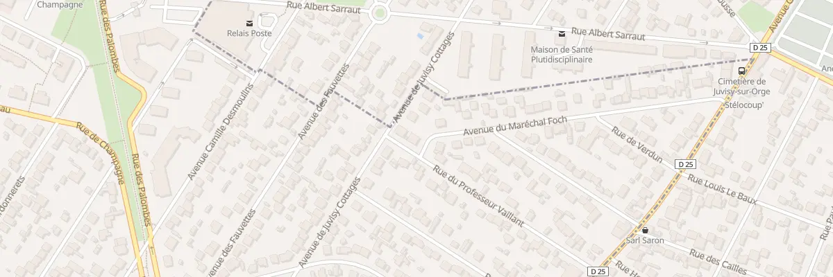 Plan du 66 Av du Marechal Foch à Savigny-sur-Orge
