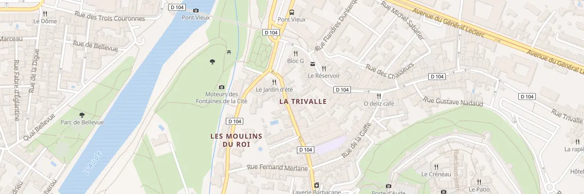 Plan du 98 Rue Barbacane à Carcassonne