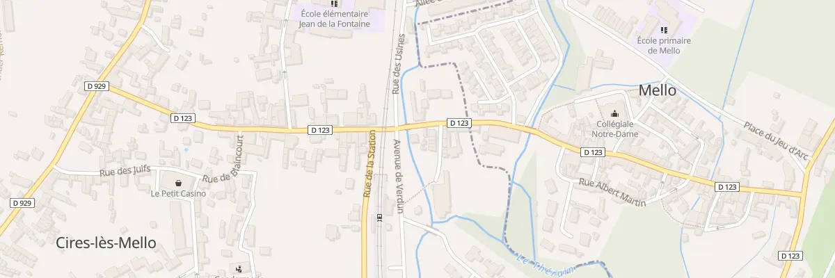 Plan du 9 Rue de la Ville à Cires-lès-Mello
