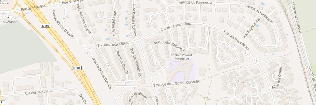 Plan du 33 Rue Juliette Récamier à Saint-Brice-sous-Forêt