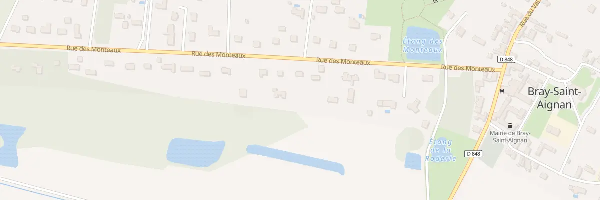 Plan du 11 Rue des Monteaux à Bray-Saint-Aignan