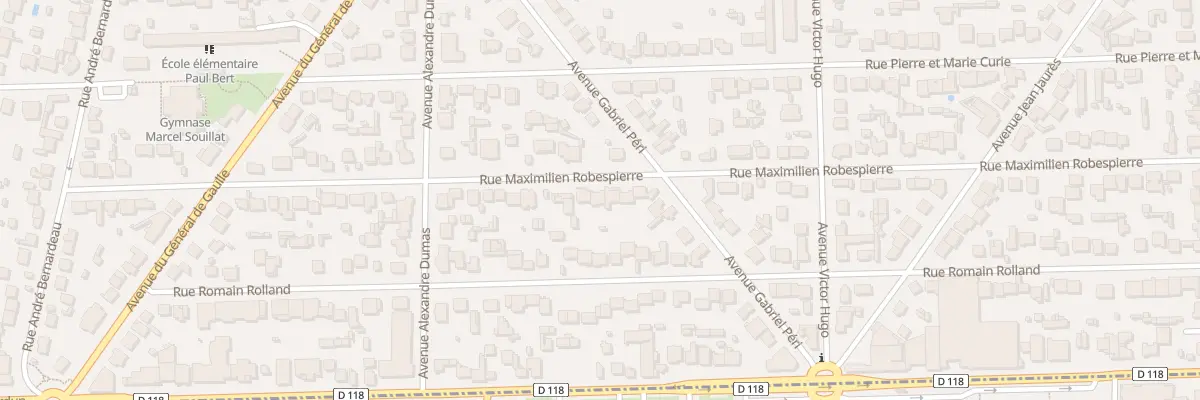 Plan du 101 Rue Maximilien Robespierre à Paray-Vieille-Poste